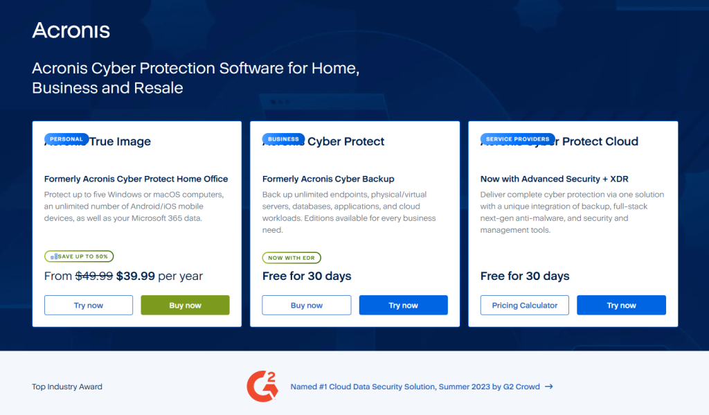 Acronis Cyber Protect